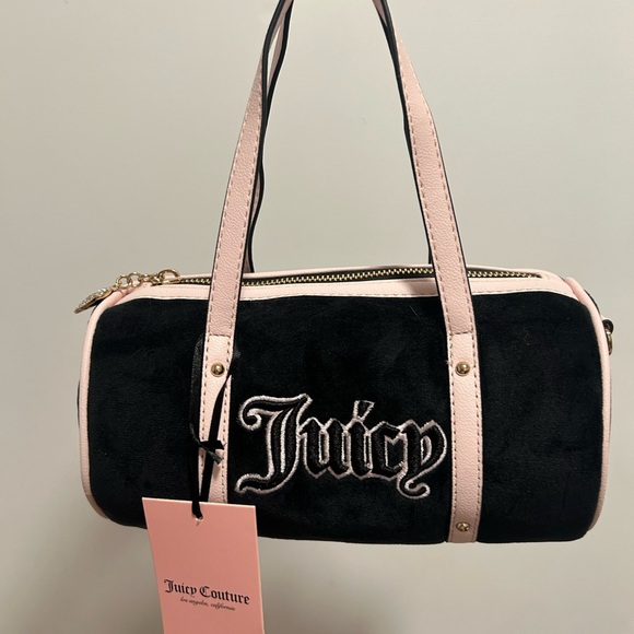 Juicy Couture Handbags - Juicy Couture Black and Pink Mini Bag